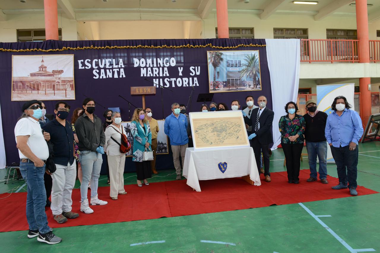 Premio Nacional de Arquitectura entrega a Iquique antiguo plano de la Escuela Domingo Santa María