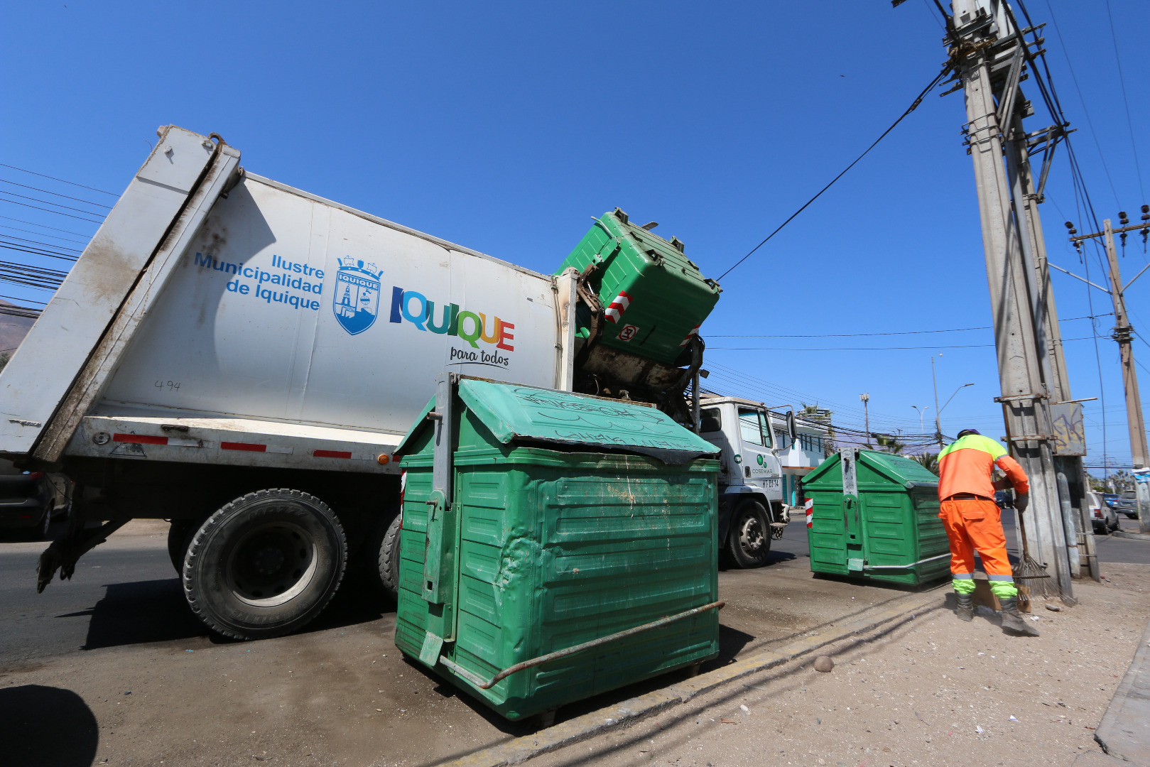 IMAGEN DE ARCHIVO: ¡¡Atención Iquique!!: Este 30 de abril y 1 de mayo no habrá servició de extracción de basura domiciliaria