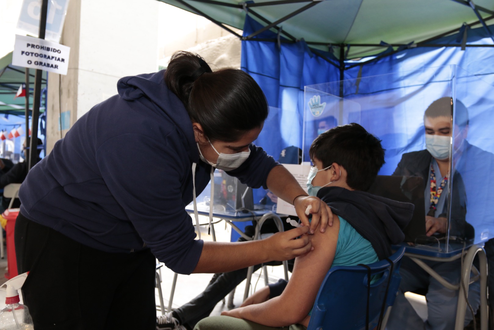 Salud Municipal de Iquique inició proceso de vacunación contra el Covid-19 para niños de 6 a 11 años