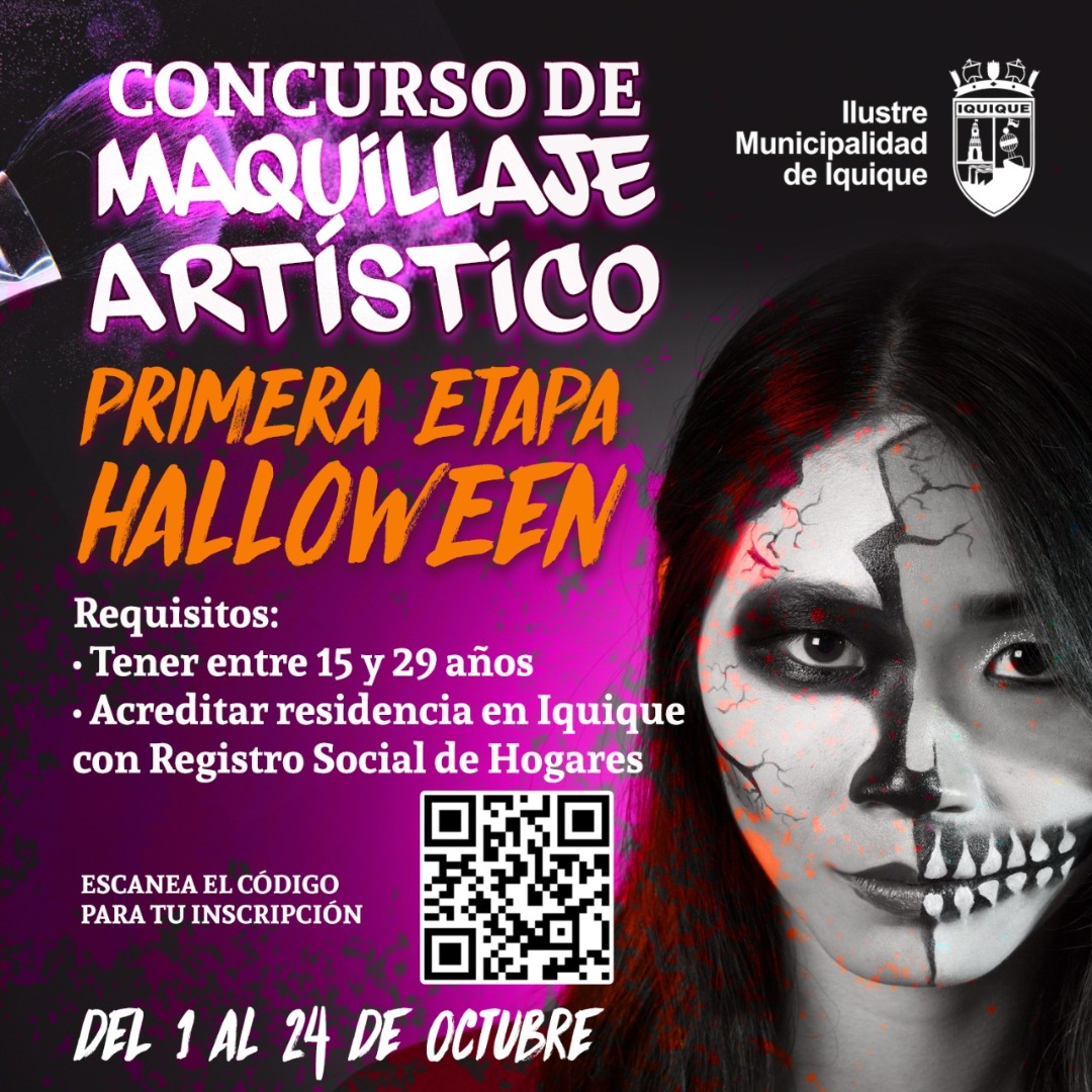 CONCURSO MAQUILLAJE ARTÍSTICO HALLOWEEN