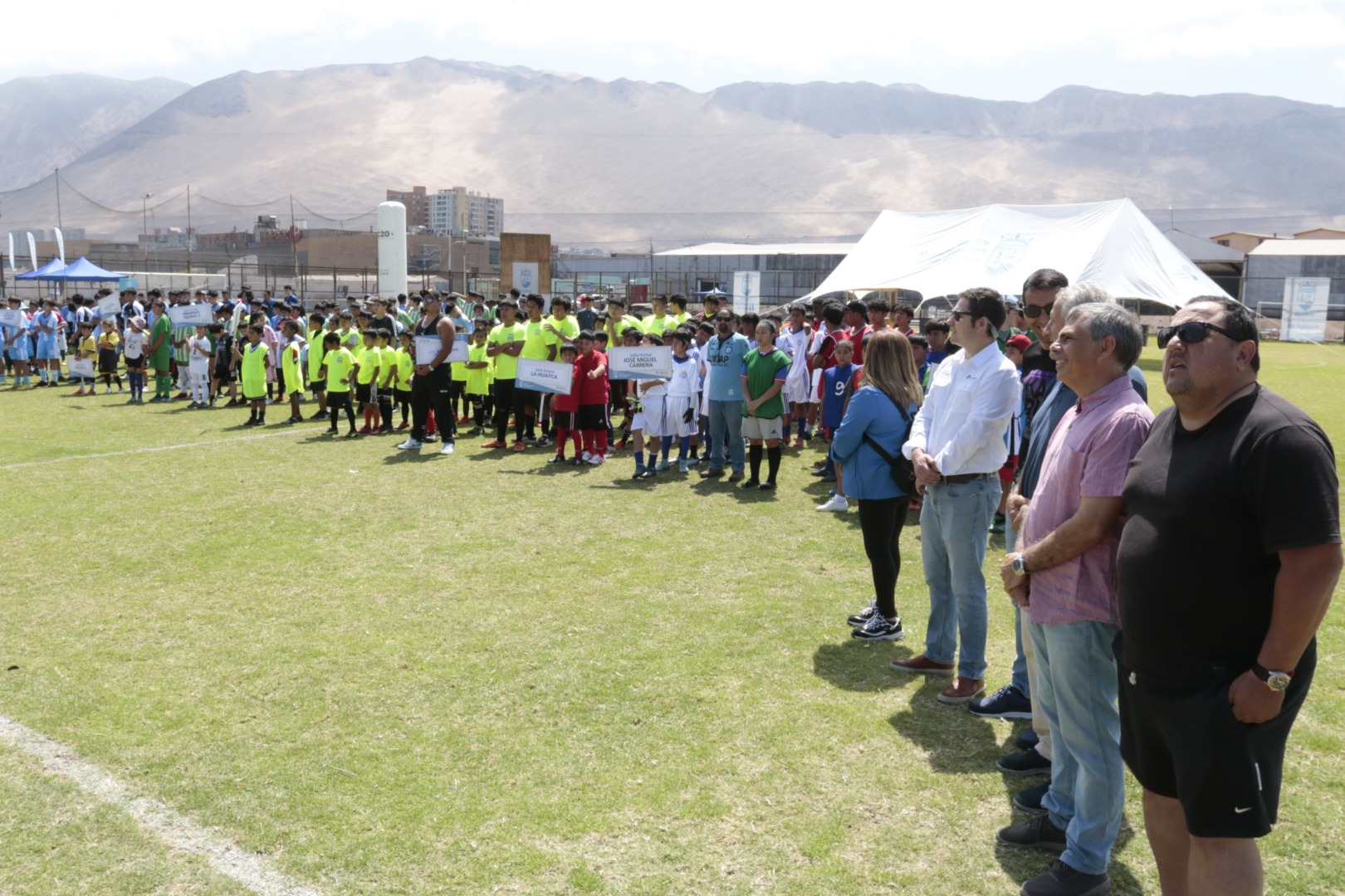 Gran inauguración de la "Copa Iquique 2023" de Baby-fútbol de Juntas de Vecinos