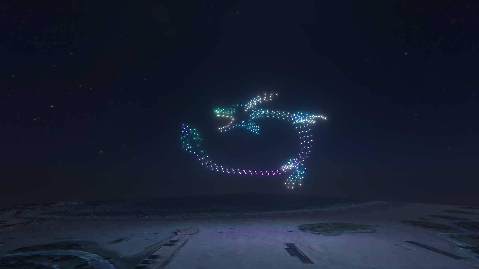 Iquique recibirá al 2024 con espectáculo de drones en Playa Cavancha