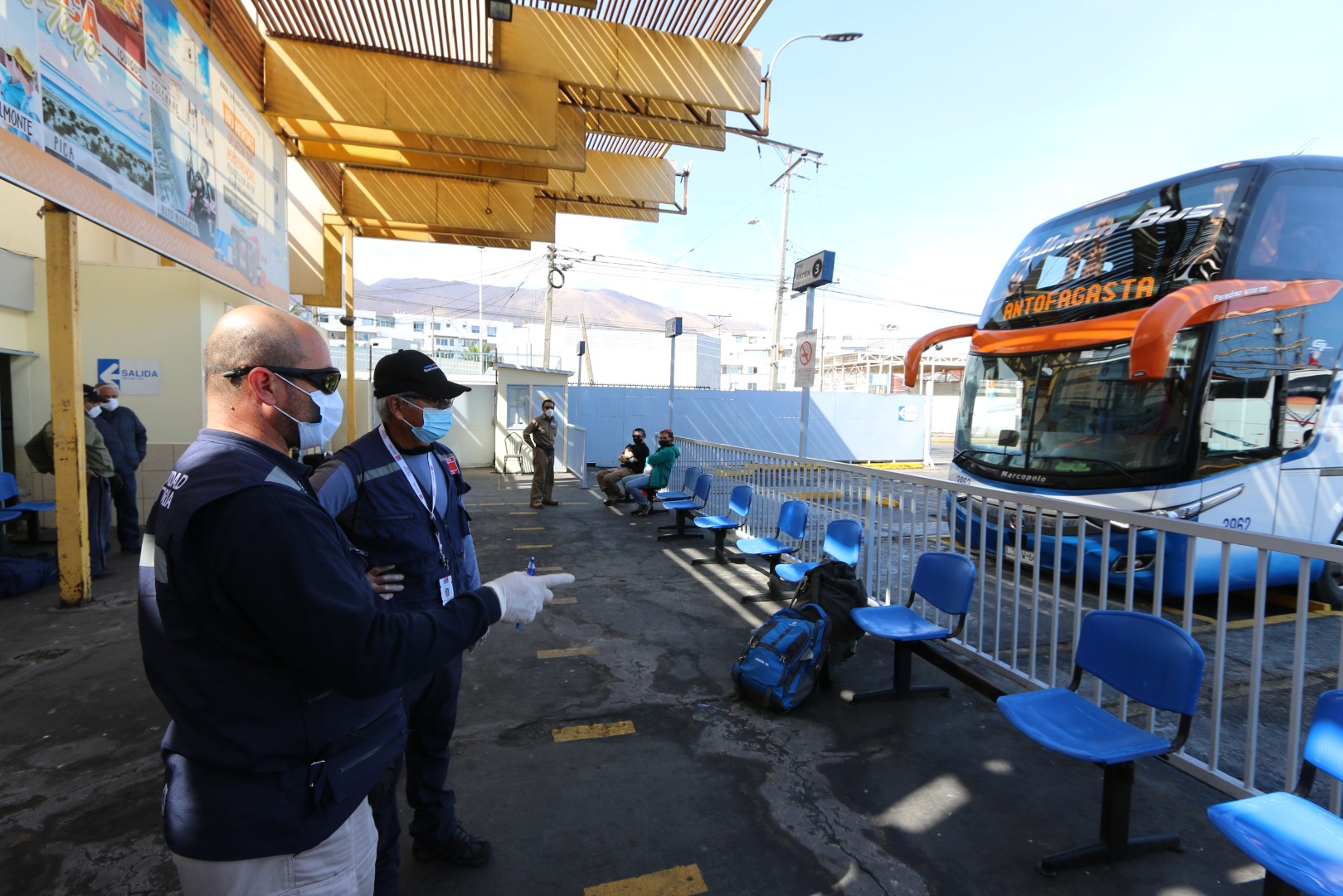 SEPA CÓMO ESTÁ OPERANDO EL TERMINAL RODOVIARIO DE IQUIQUE EN CUARENTENA